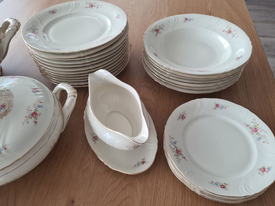 Винтидж сервиз Bavaria Elfenbein Porzellan