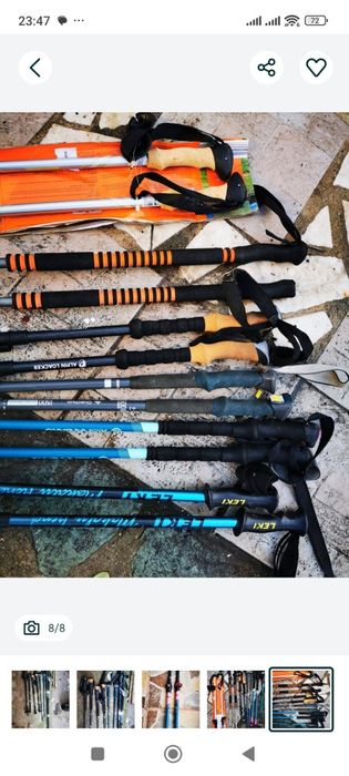 Vand bete treking pt drumetie telescopice sau pliabile pe 3 segmente