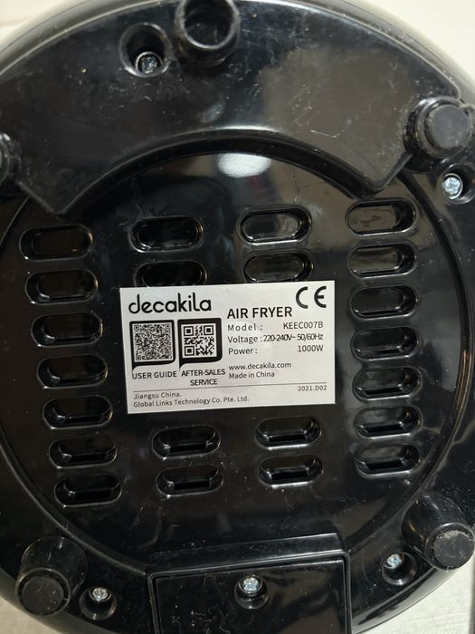 Friteuză Air Fryer Decakila 2L – Nefolosită