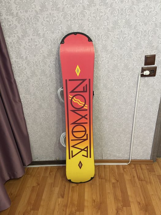 Placa snowboard 140  cm salomon cu legaturi