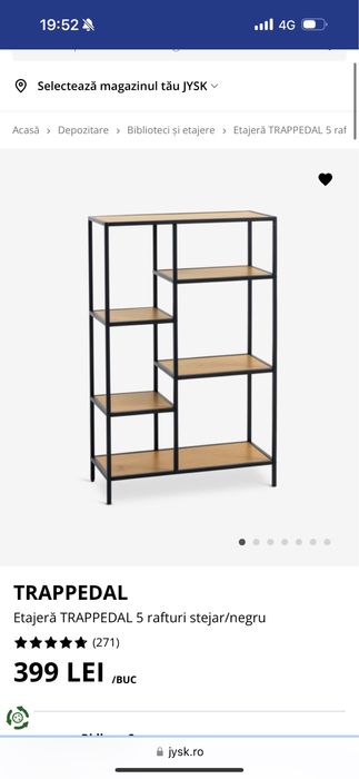 Etajere Jysk la pachet