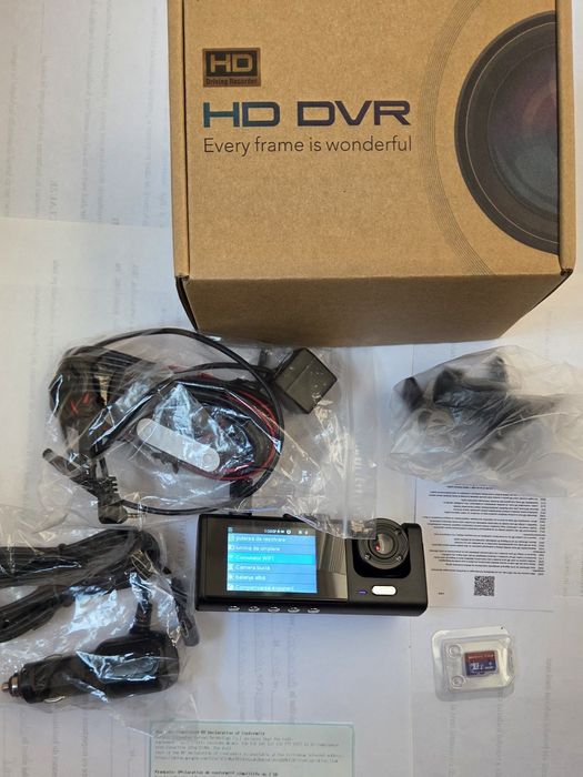 Camera video auto tripla/wifi/card 64Gb/Full HD.