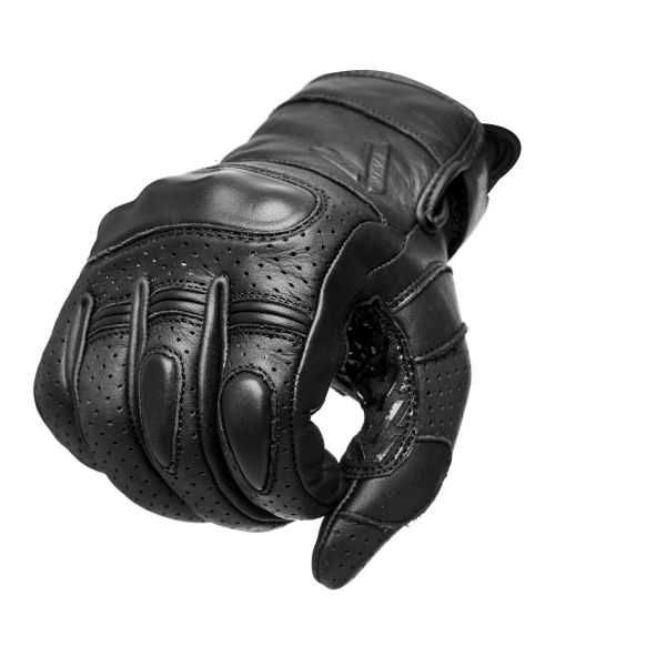 Топ Оферта Кожени мото  ръкавици ADRENALINE SCRAMBLER BLACK 2.0 BLACK
