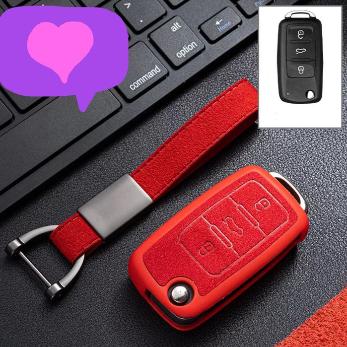 Калъф за ключ Golf 4 5 6 Bora Jetta POLO Passat Skoda Octavia A5 Seat
