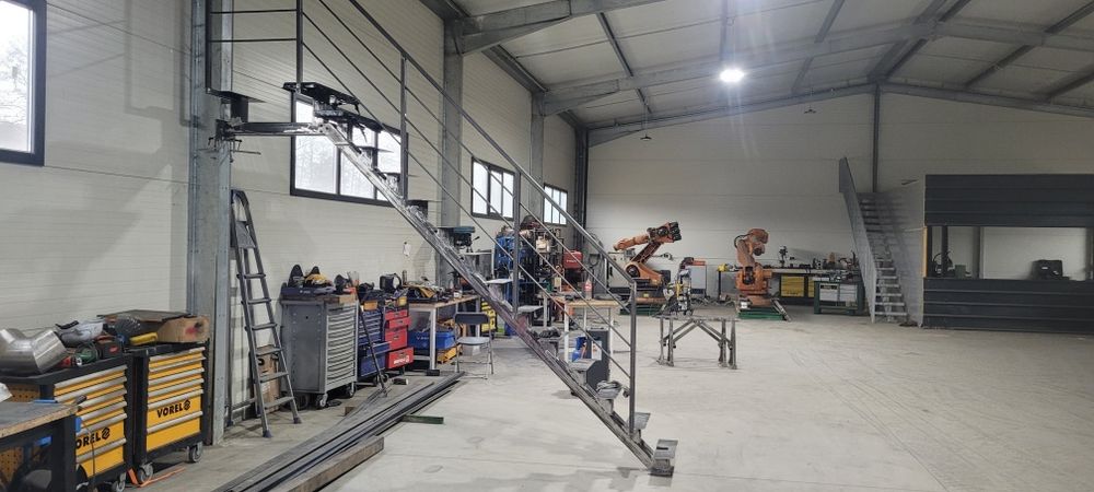 Scara metalica pentru interior