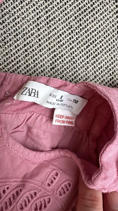 Детски сет за момиче Рокля ZARA и панталонки ZARA