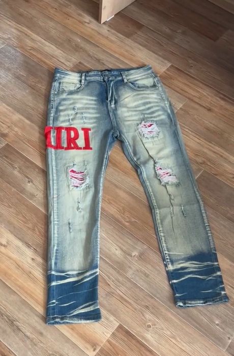 джинсы AMIRI крутые стилевые модные молодежные