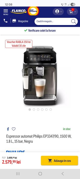 Espressor Philips S3300 EP3347/90