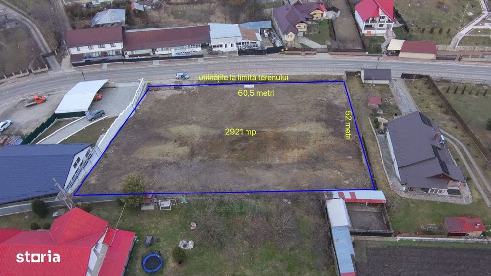 Teren 2921 mp Targu Neamt -Sos Baile Oglinzi