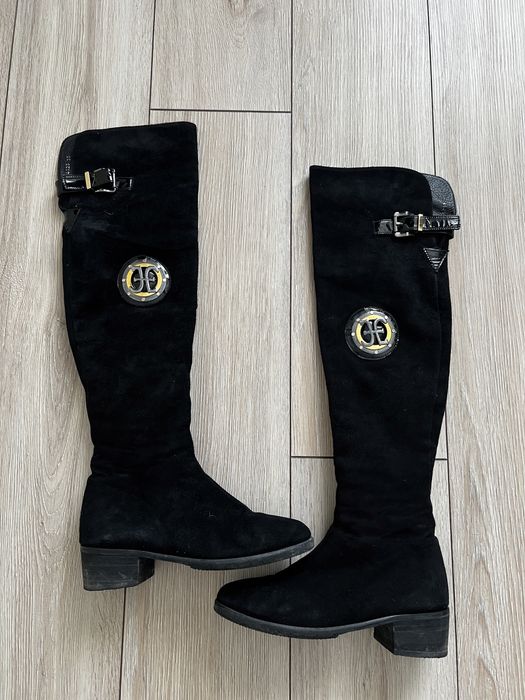 Замшевые сапоги еврозима