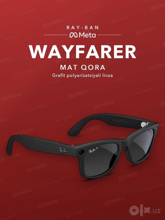 Ray-Ban Meta Wayfarer Gen 2 Matte Black, polyarizatsiya — original