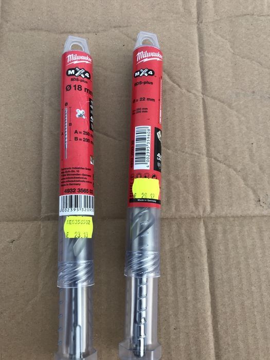 Burghie Milwaukee MX4 Sds Plus 18x250mm si 22x250mm