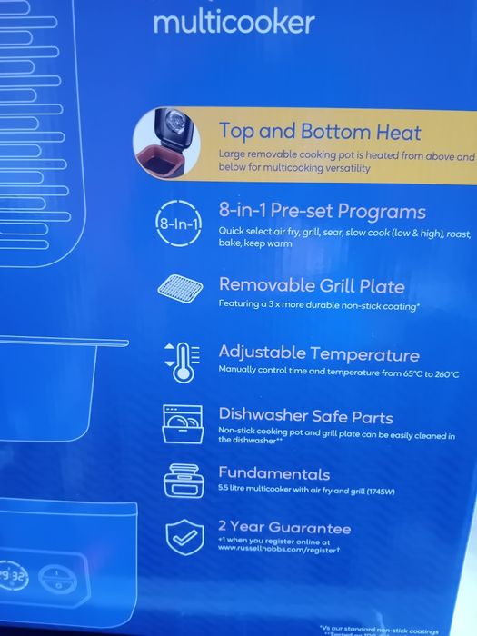 Russell Hobbs еърфрайер и мултикукър