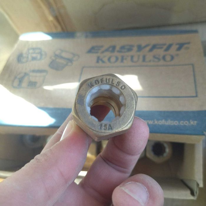 муфта обжимная латунь