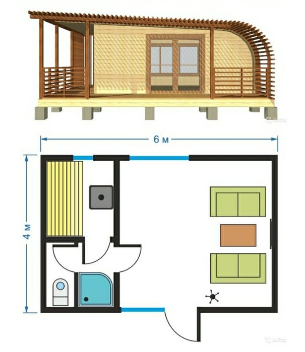 Баня-бочка,модульная баня