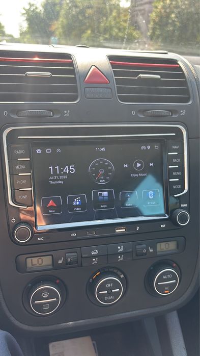 Navigatie Auto Android Carplay Volkswagen Golf 5 Golf 6 Passat B6 B7 Tiguan Touran Caddy Scirocco Sharan Transporter Skoda Octavia Seat Altea