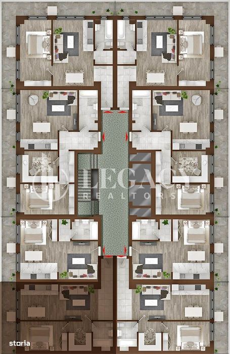 Apartament 2 camere, tip 1A, 1B, 8A, 8B - Copou Garden Residence — fotografia 2