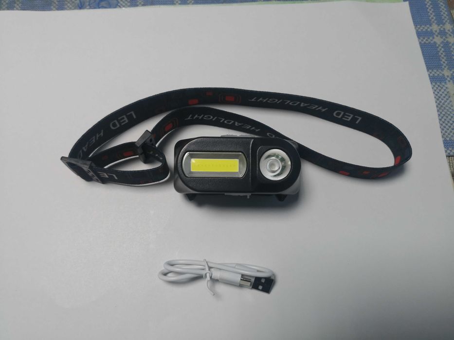 Lanterna de cap cu led xpe + cob