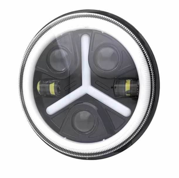 LED фар 12V-24V къси/дълги 7000lm за АТВ джип мотоциклет