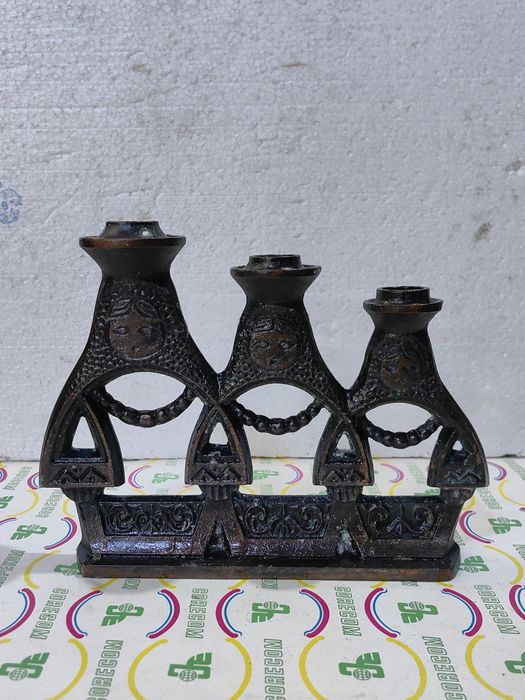 Винтидж свещник матрьошки