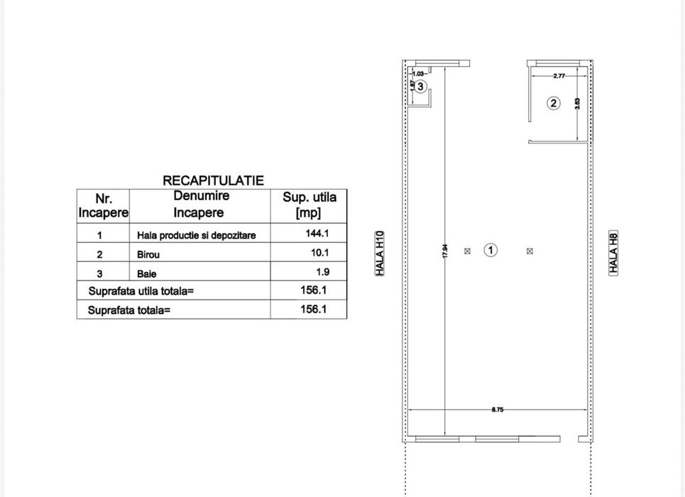 Ideal pt Investiție 650Euro/Luna! Hala/Depozit/Productie! Iași/Tomesti