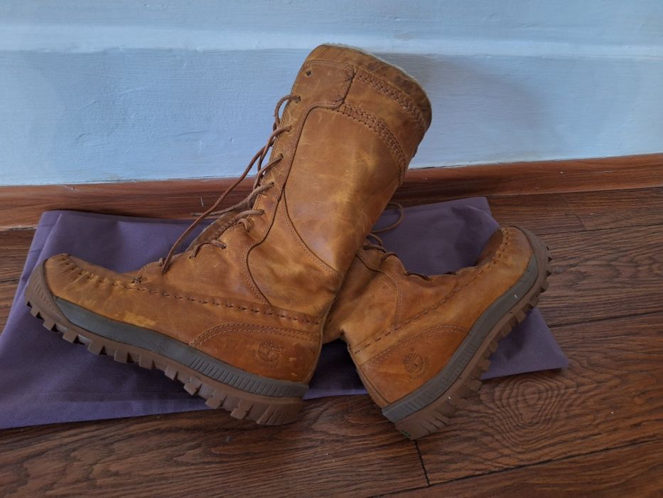 Кожаные сапоги Timberland 41 размер