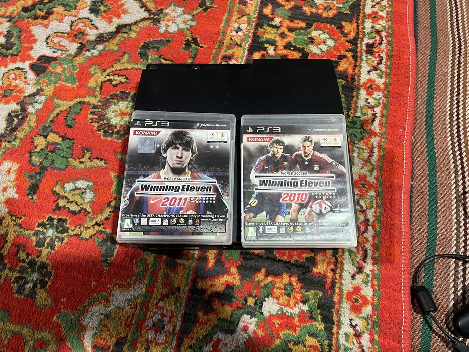 PlayStation 3 Slim (PS3) + joystick + o‘yinlar