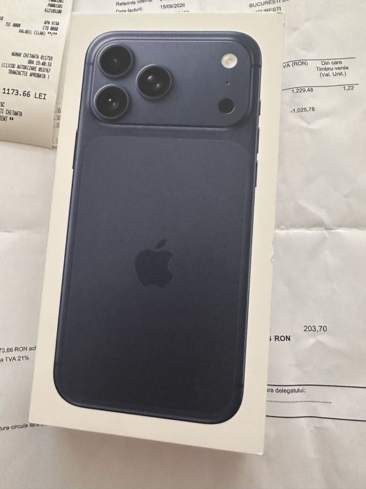 Apple iPhone 17 Pro Max 256GB 5G Deep Blue Sigilat Factura Garantie Nou