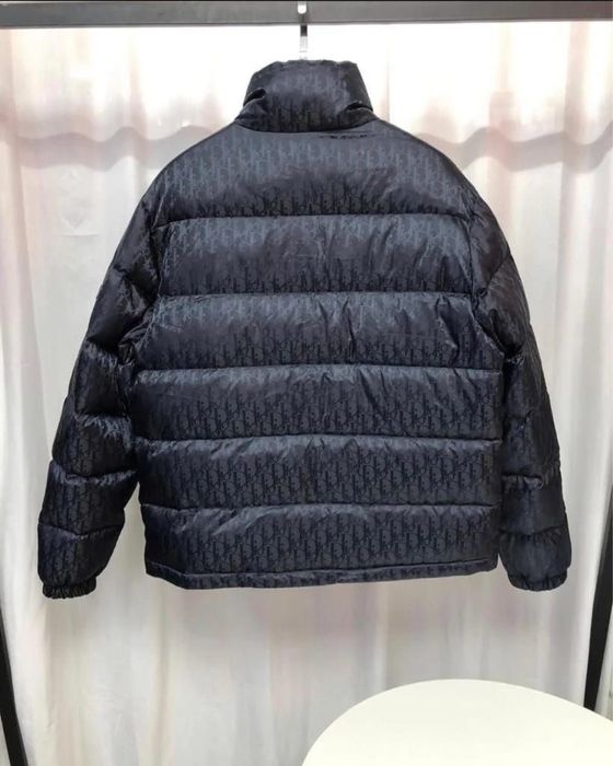 Dior Oblique Down Jacket Navy Blue