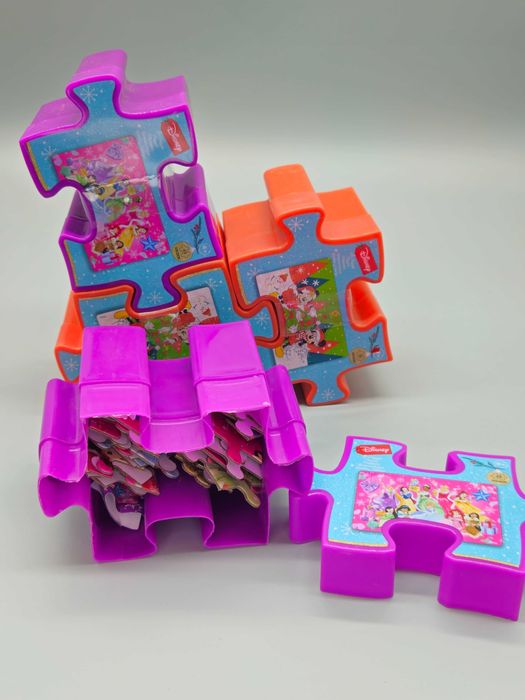 Комплект 4 детски пъзела Disney в кутии тип пъзел 36/48 части,30x20 см