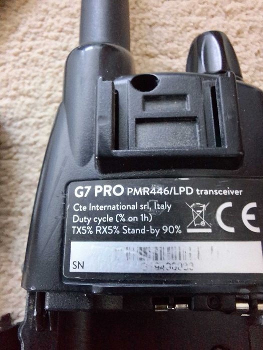 Drumetie sport Set 2 bucati statie radio emisie-receptie Midland G7Pro