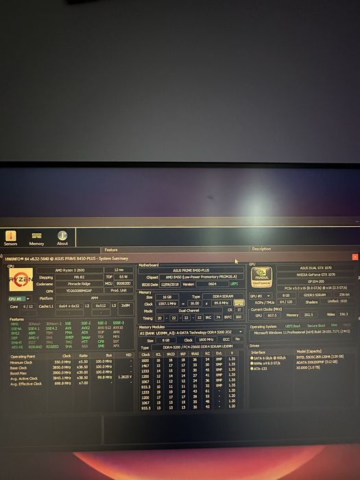 PC Gaming Ryzen 5 2600 / GTX 1070