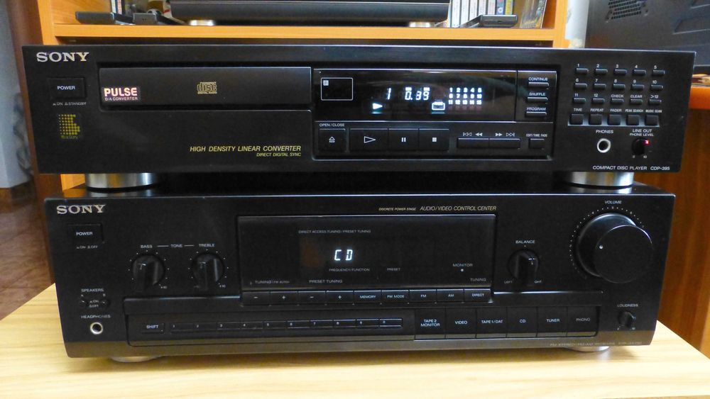 Receiver si CD player Sony