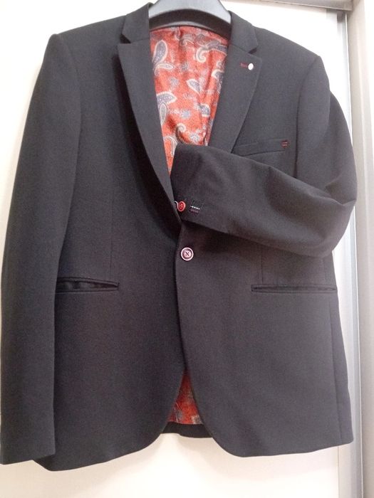 Мъжко сако тъмносин цвят