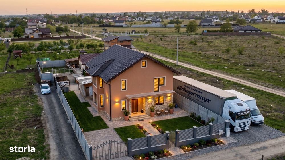 VILĂ 2023 Ciorogârla– 280 mp utili, teren 500 mp – LA GRI