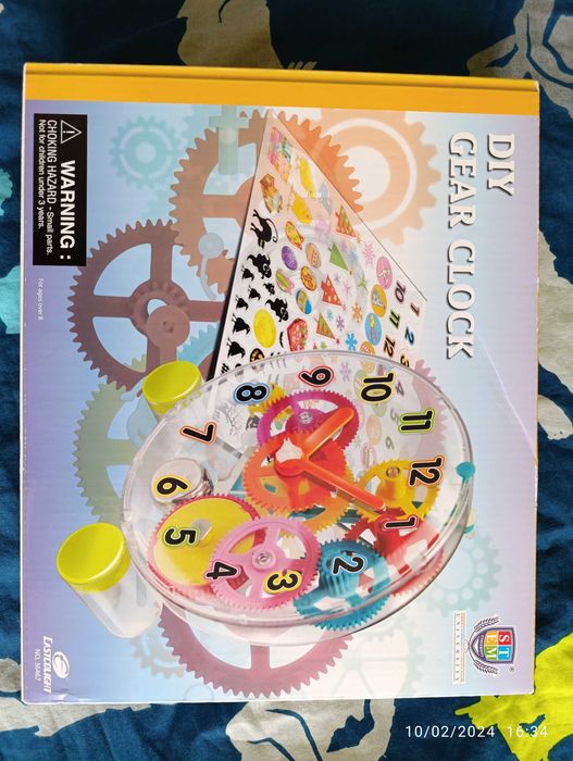 Образователна играчка Сглоби си сам Часовник
