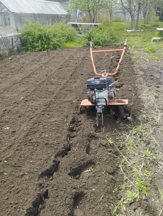 Вспашка огородов.вспашка земли культиватор