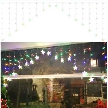 Коледна завеса 4 метрамногоцветни лампички