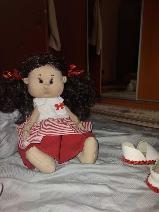 Papusa tip waldorf textila