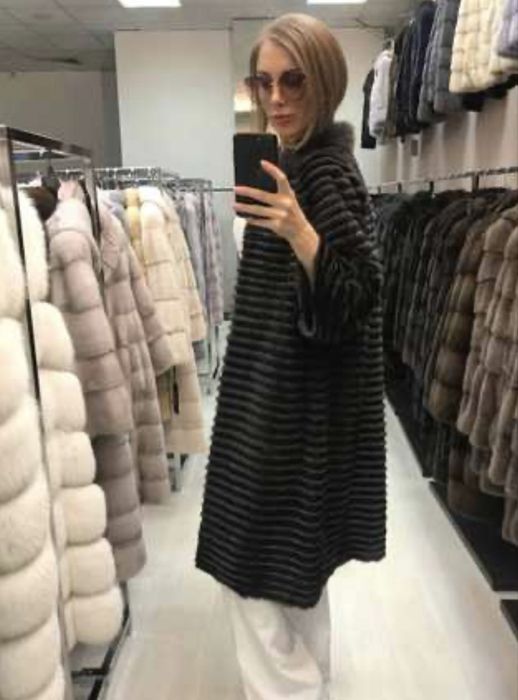 Бутиково Дамско Палто от Норка, купено за 1200лв, продава се за 649лв