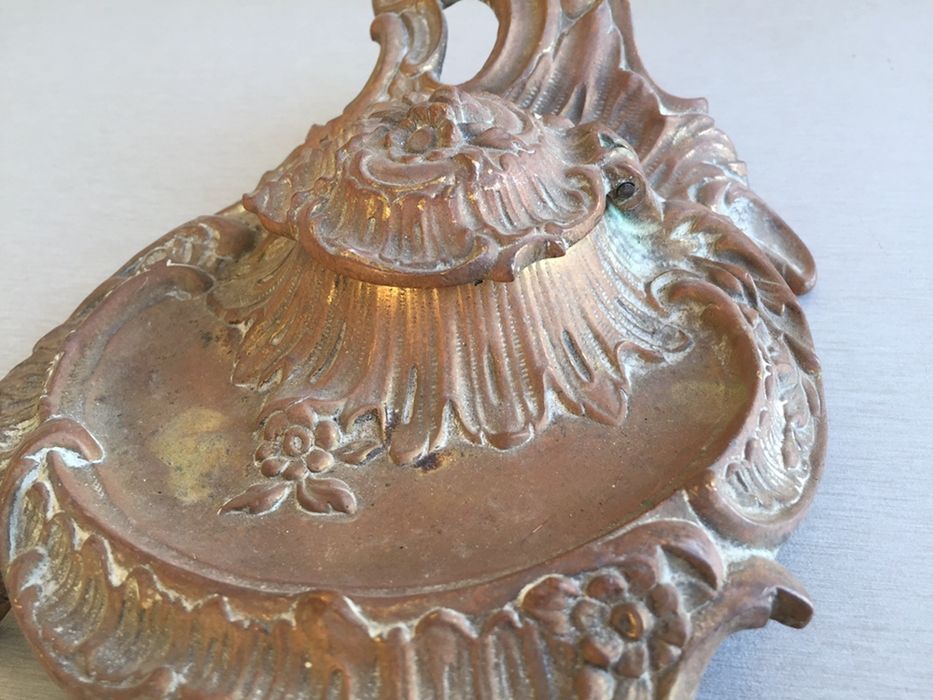 барокова мастилница от месинг