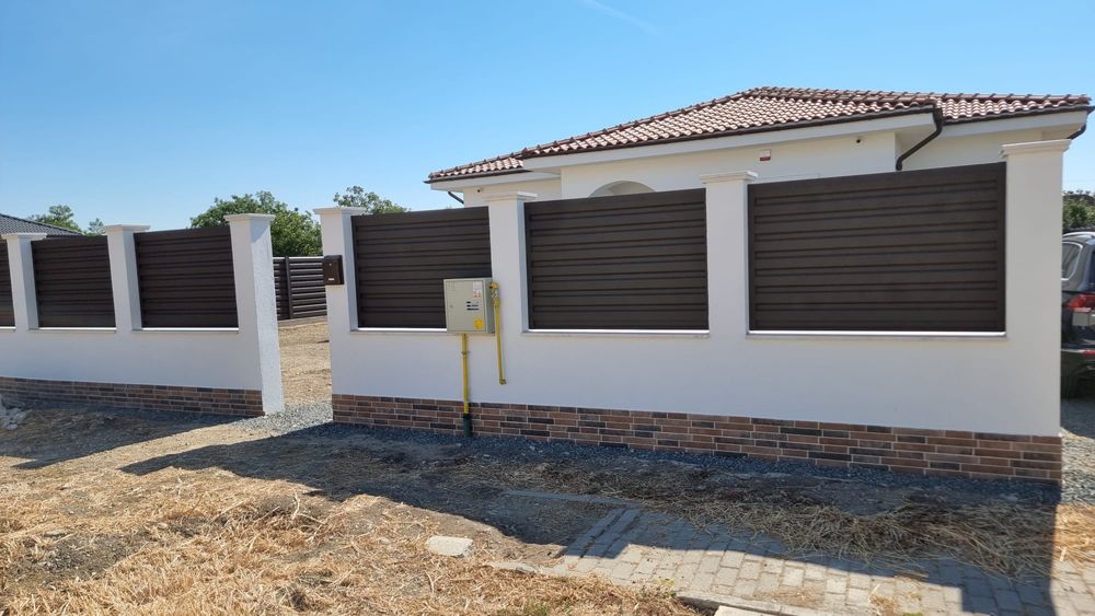 Gard din tabla cutata model T18 dublu vopsit (mat pe ambele parti)