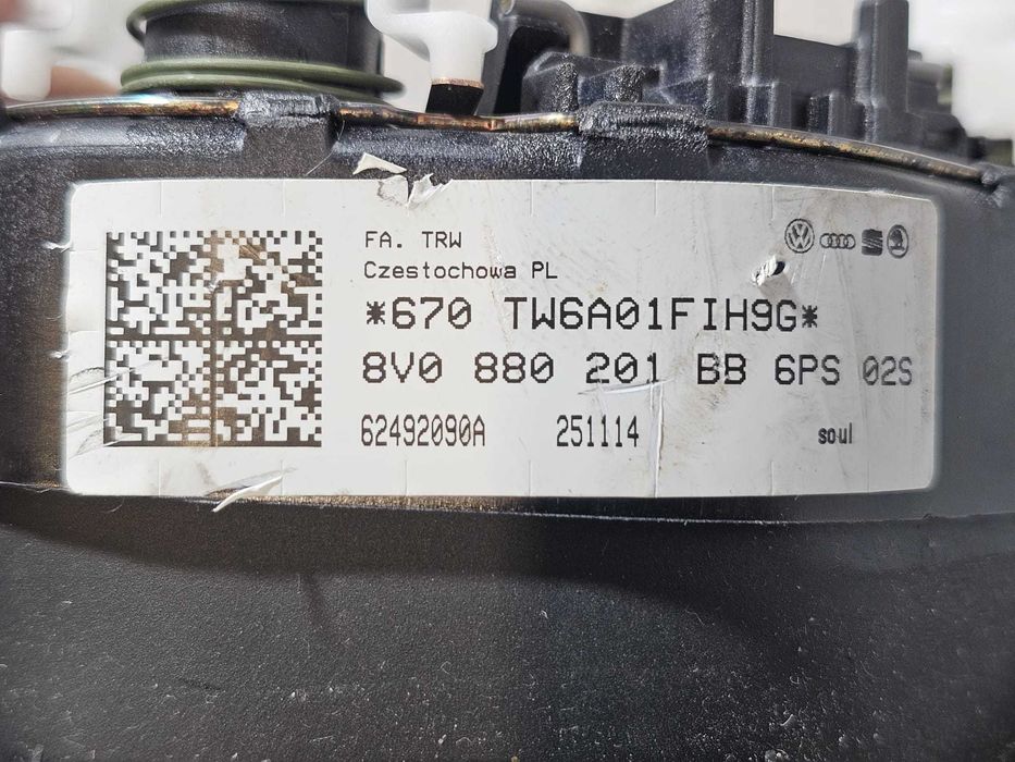 Airbag volan șofer Audi A3 8V 2012-2020 2015 1.6 TDI Cod OEM: 8V0880201BB (5E3)