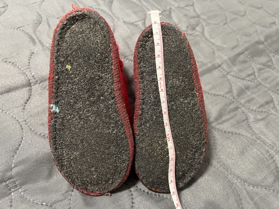 Papuci de casa din lana, Haflinger, marimea 22