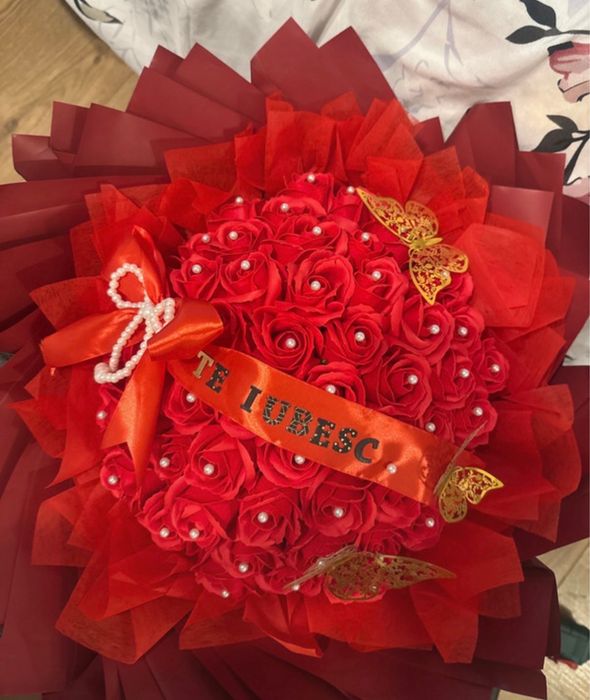 Buchet de trandafiri din sapun