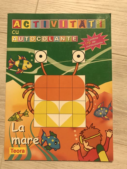 Set 3 carti copii cu activitati si abtibilduri