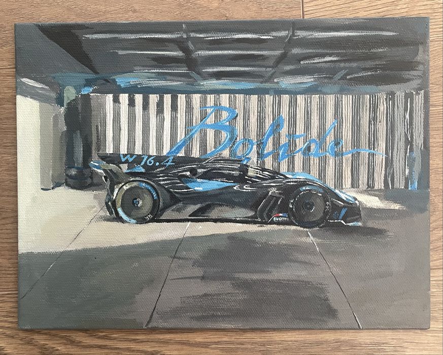 Картина «Buggati Bolide» Ручная работа