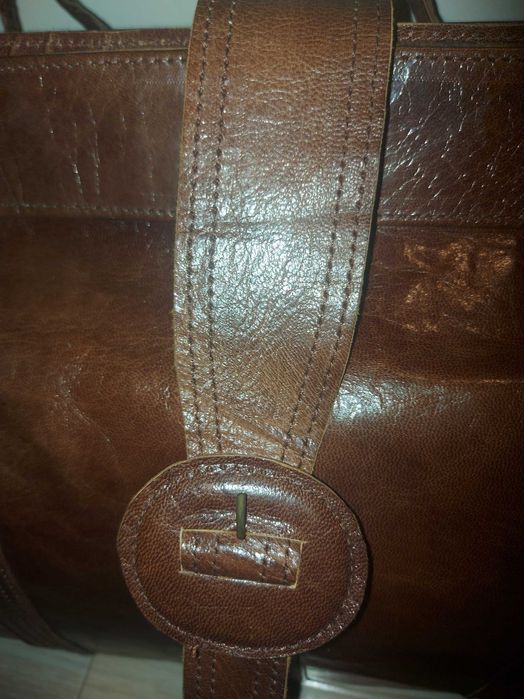 Geanta din piele supradimensionata 44×33x20