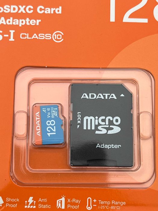 Карта памет SD 128GB microSDXC с адаптер