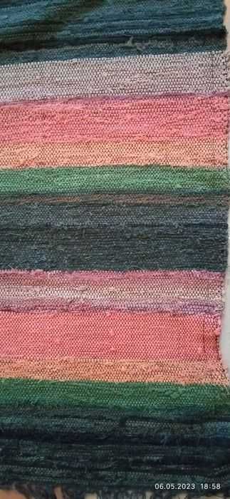 Антикварна ЧЕРГА ръчно тъкана 260/80+подарък ваза!